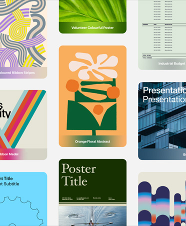 An array of templates and themes for Keynote, Pages and Numbers