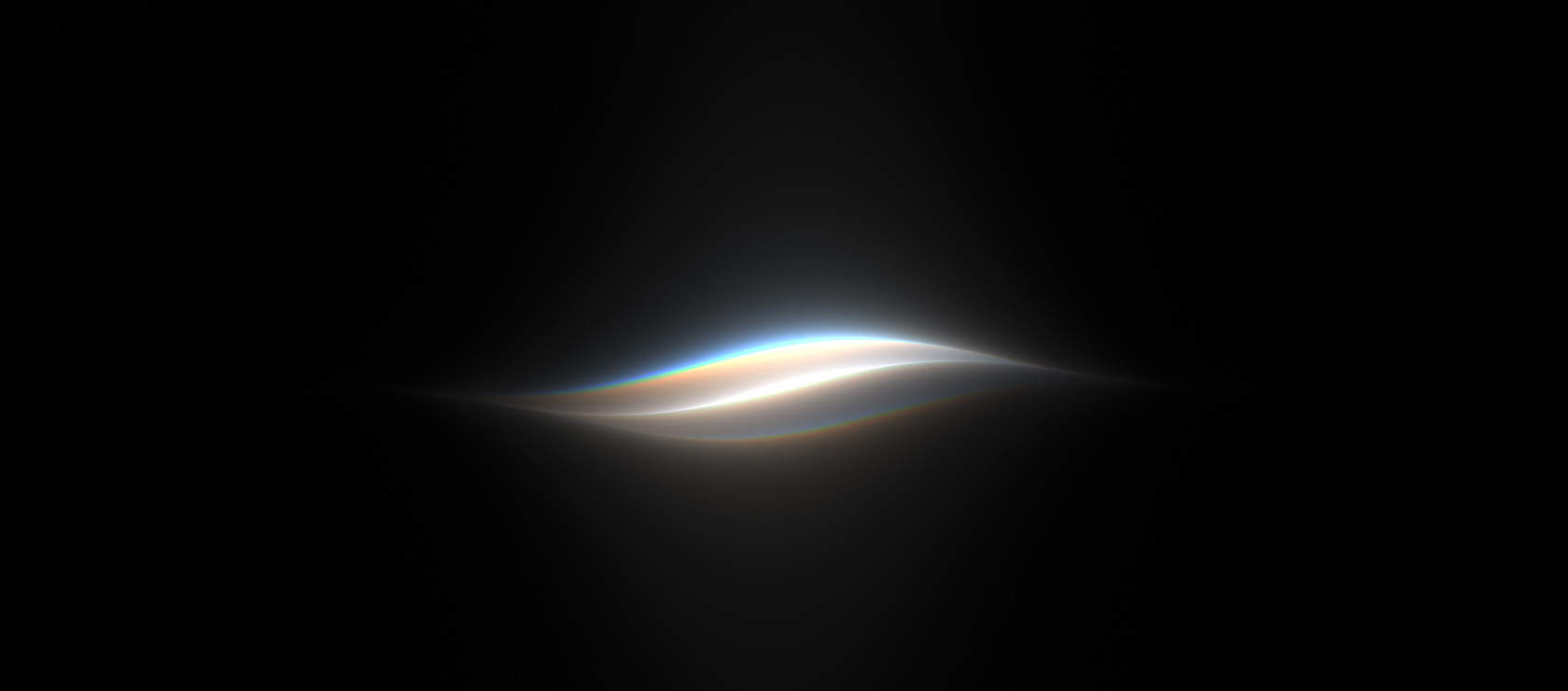 A wave of color symbolising Siri AI