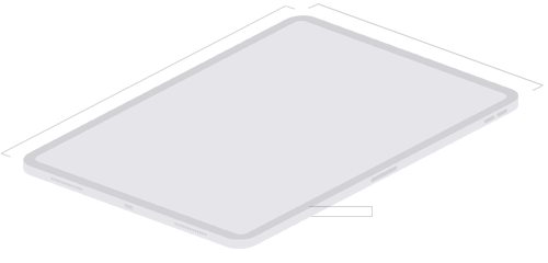 Dimensions de l’iPad Air 13 pouces