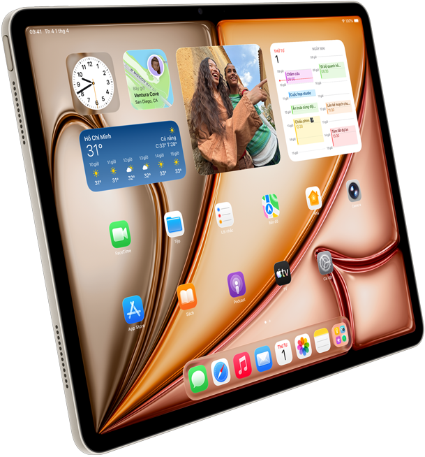 iPad Air màu Ánh Sao
